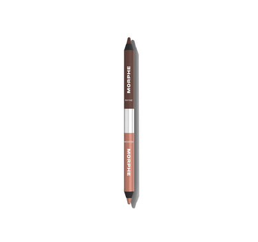 Morphe Bi Liner open {Rhyme Or Reason (Light Brown/Shimmer Rose Gold)} | Bi-Liner Dual-Ended Gel Liners