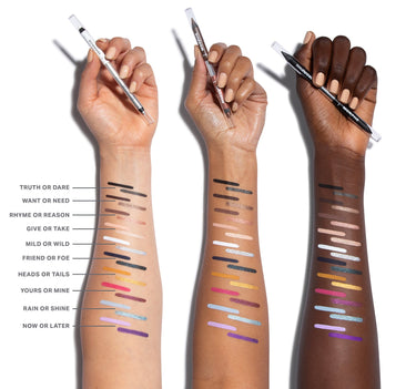 {Rhyme Or Reason (Light Brown/Shimmer Rose Gold)}