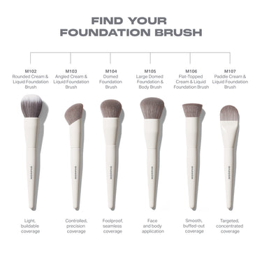 M103 Angled Cream & Liquid Foundation Brush