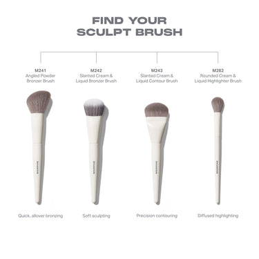 M282 Rounded Cream & Liquid Highlight Brush