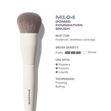 M104 Domed Foundation Brush | M104 Domed Foundation Brush | Secondary image