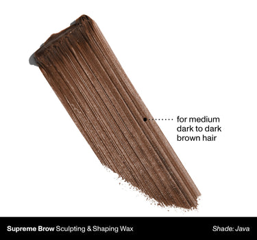 Supreme Brow Sculpting & Shaping Wax Shade Java | For Medium Dark To Dark Brown Hair {Java (deep brown)}