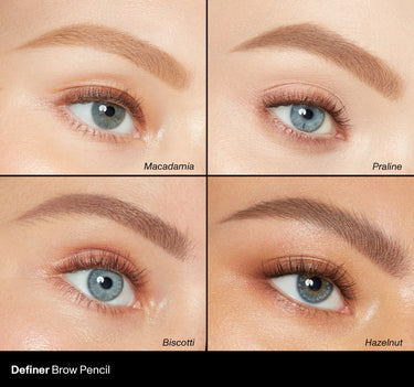 Definer Brow Pencil: Macadamia, Praline, Biscotti, Hazelnut {Macadamia (light blonde)}