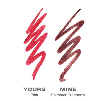 {Yours Or Mine (Pink/Shimmer Cranberry)}