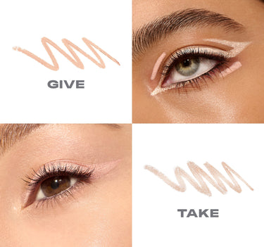 {Give Or Take (Beige/Shimmer Cream)}