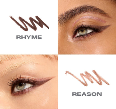 {Rhyme Or Reason (Light Brown/Shimmer Rose Gold)}