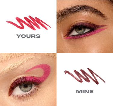 {Yours Or Mine (Pink/Shimmer Cranberry)}