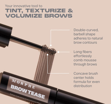Brow Tease Fiber-Infused Volumizing Mousse {Praline}